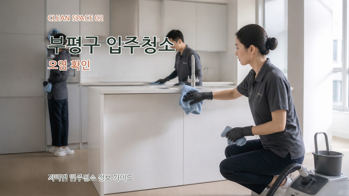 부평구 입주청소 오염 확인