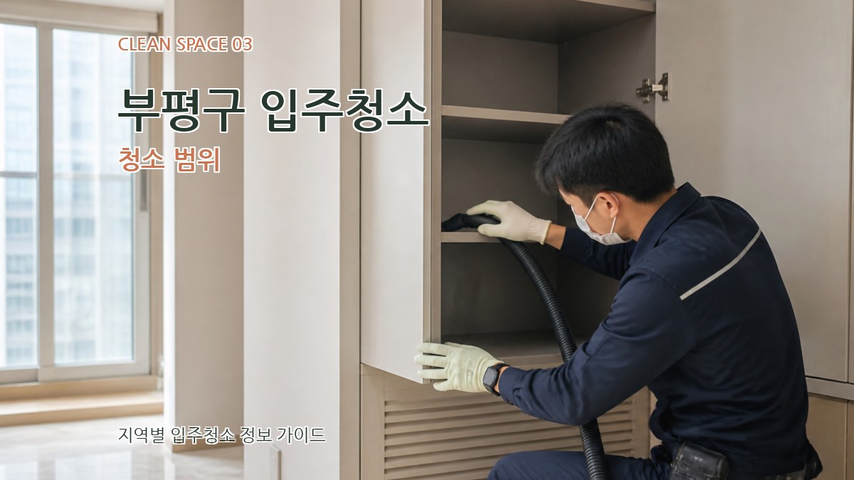 부평구 입주청소 청소 범위
