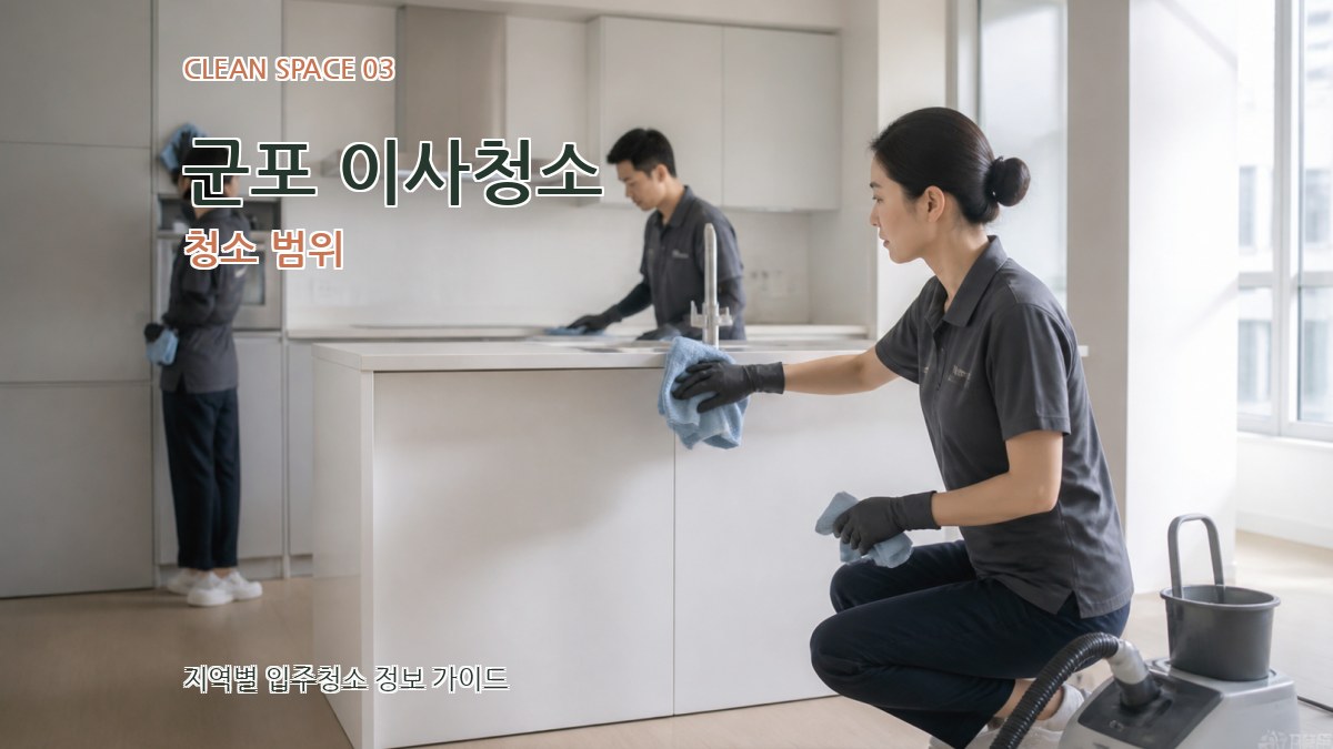 군포 이사청소 청소 범위