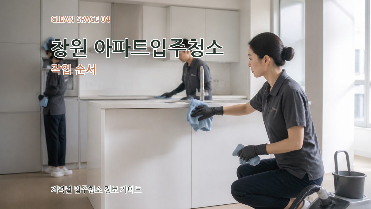 창원 아파트입주청소 작업 순서