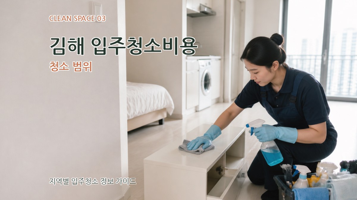 김해 입주청소비용 청소 범위