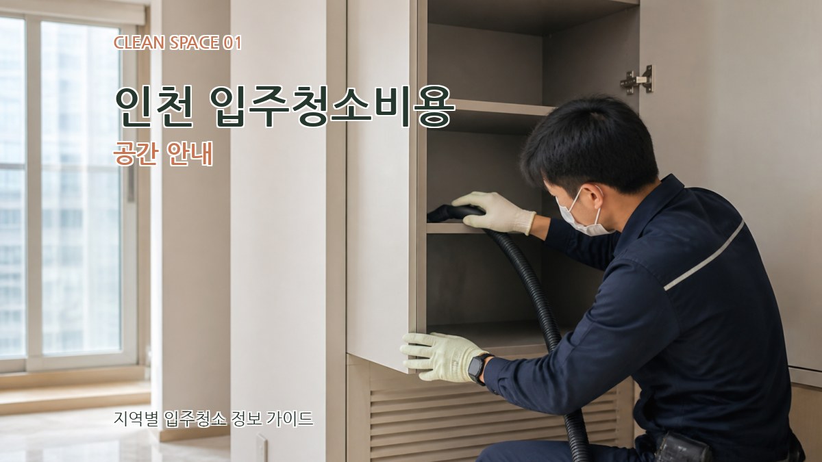 인천 입주청소비용