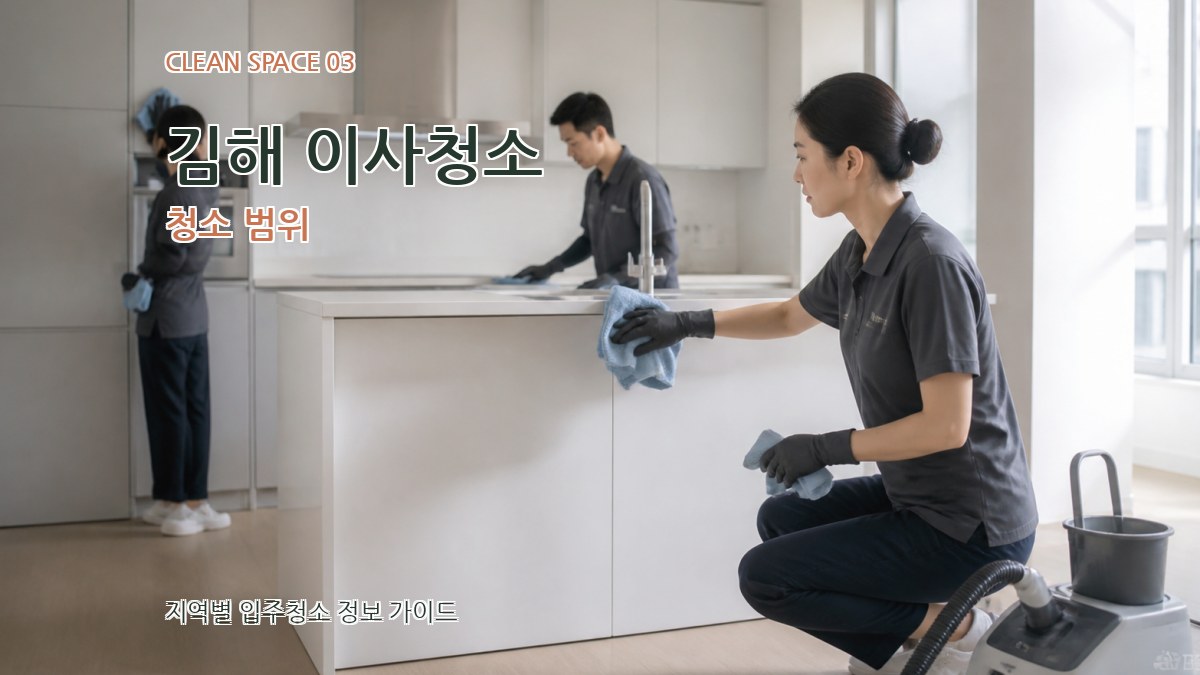 김해 이사청소 청소 범위