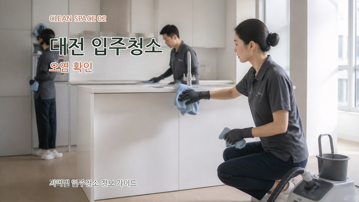 대전 입주청소 오염 확인
