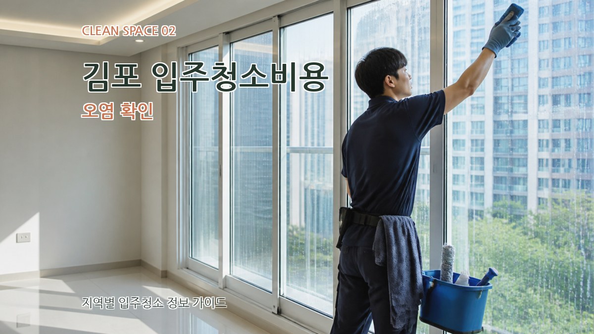 김포 입주청소비용 오염 확인