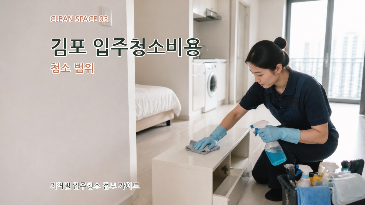 김포 입주청소비용 청소 범위