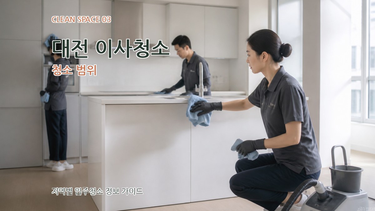 대전 이사청소 청소 범위