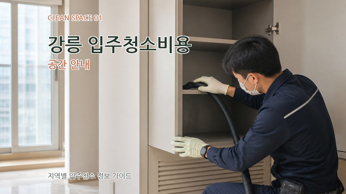 강릉 입주청소비용