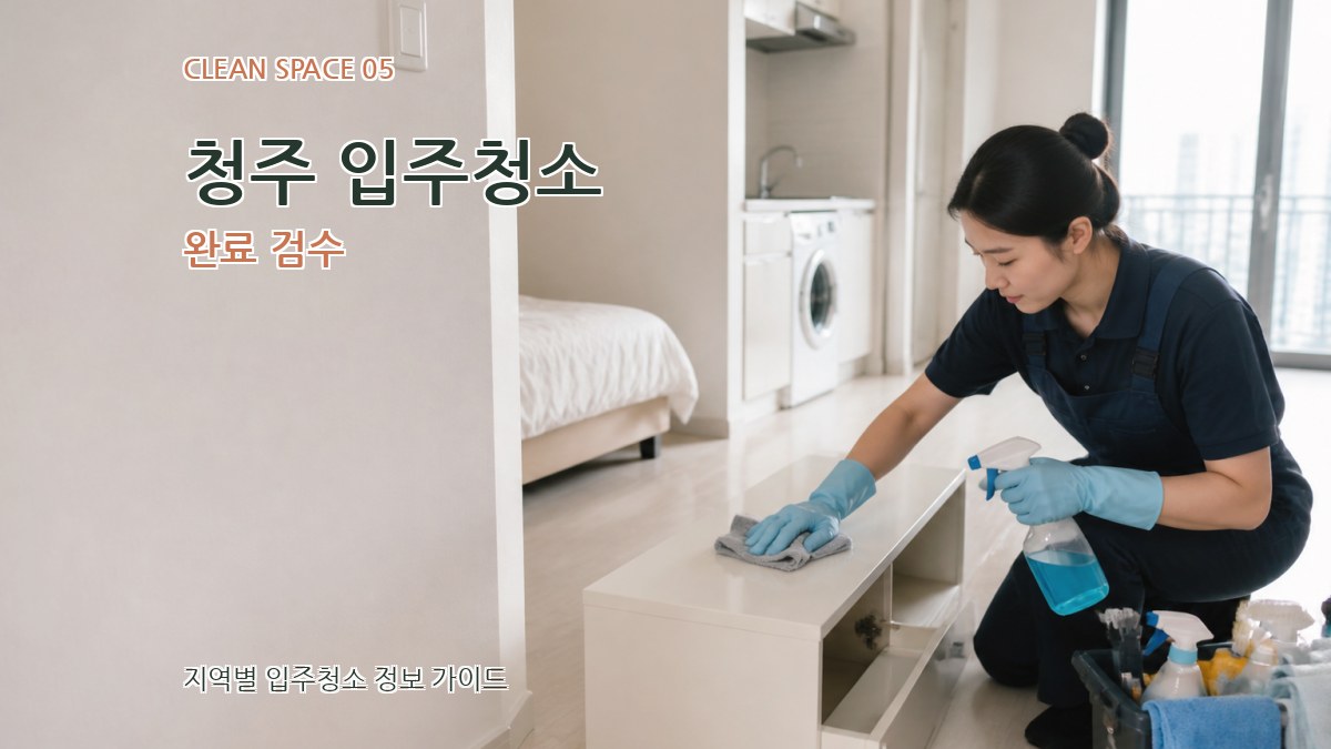 청주 입주청소 완료 검수