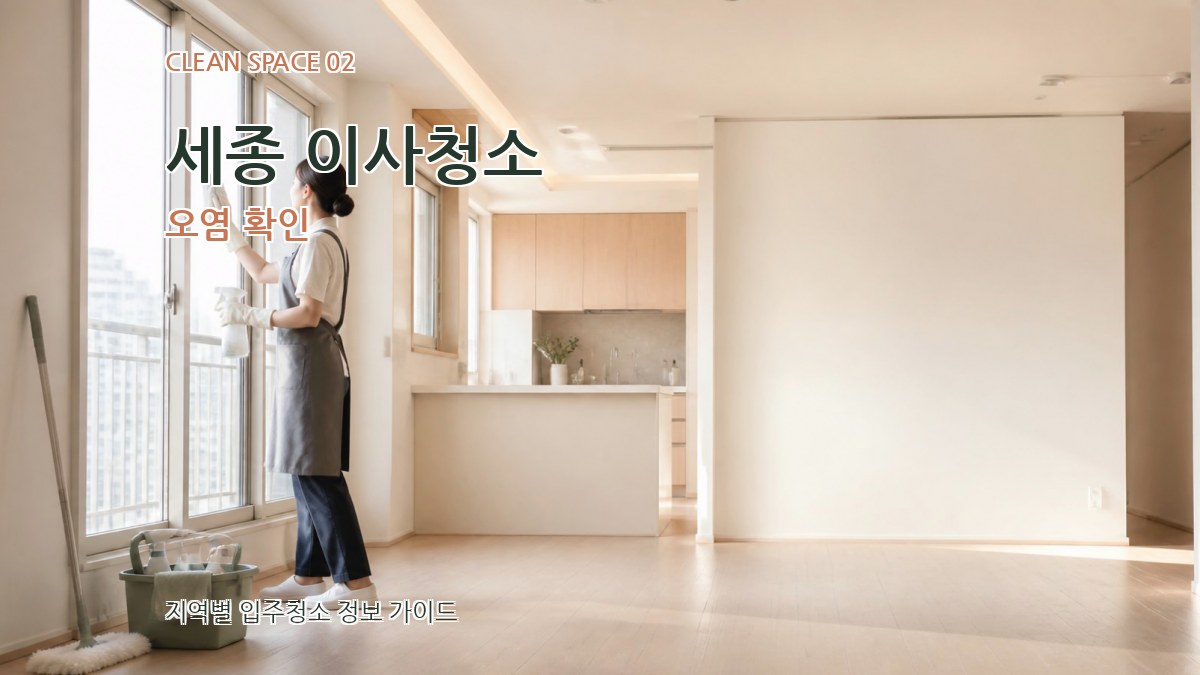 세종 이사청소 오염 확인