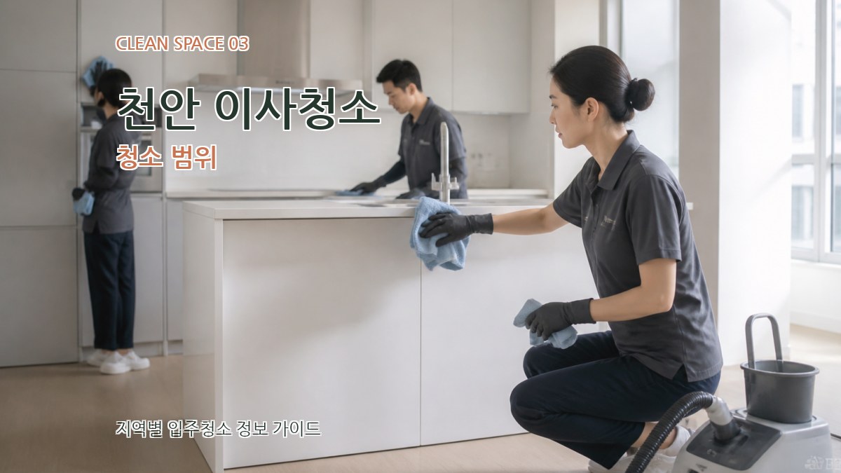 천안 이사청소 청소 범위
