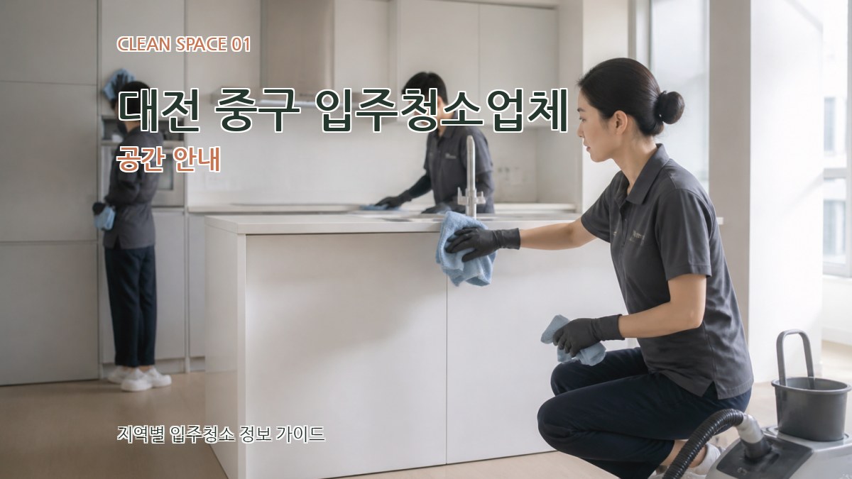 대전 중구 입주청소업체