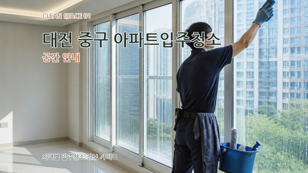 대전 중구 아파트입주청소