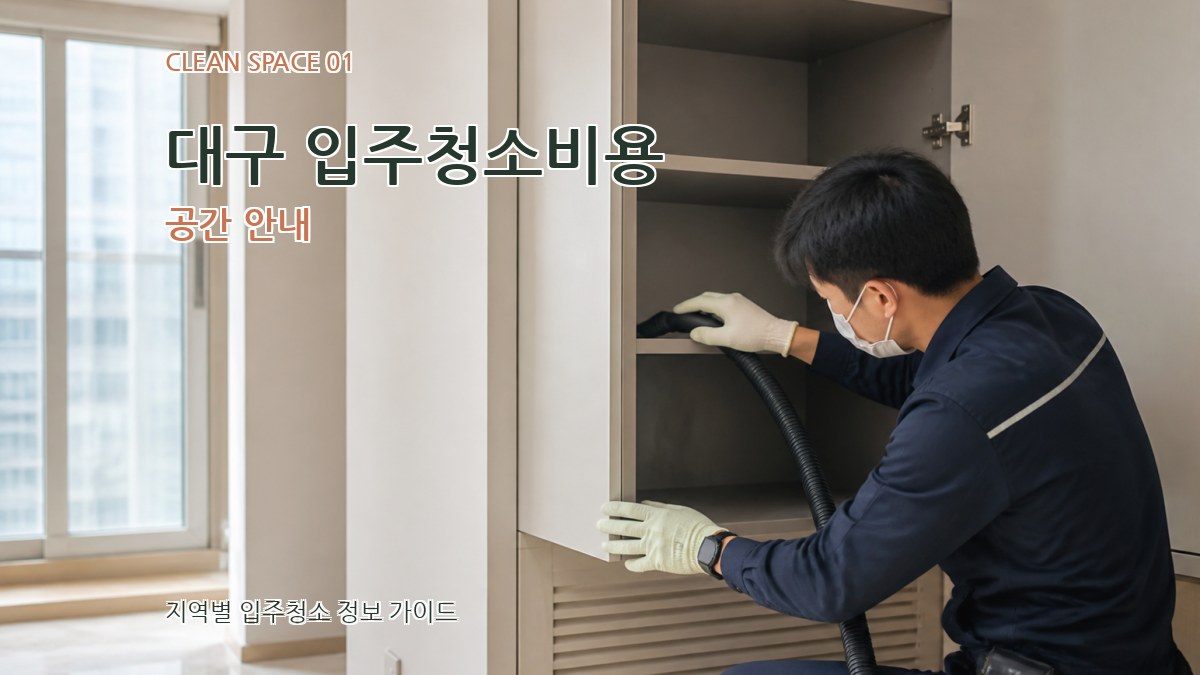 대구 입주청소비용