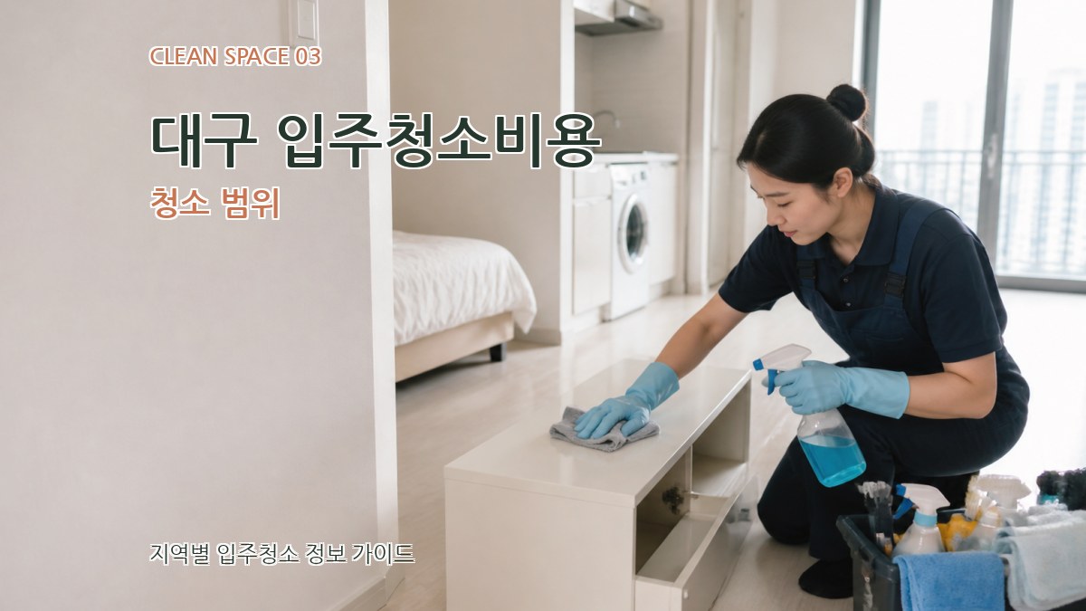 대구 입주청소비용 청소 범위