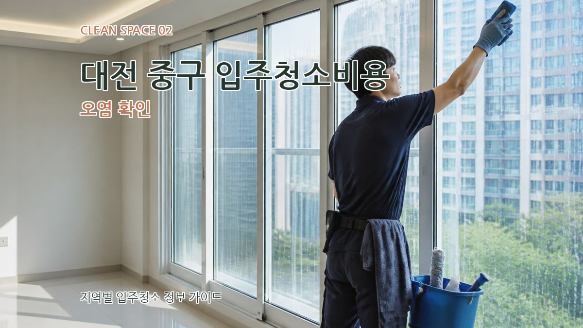 대전 중구 입주청소비용 오염 확인