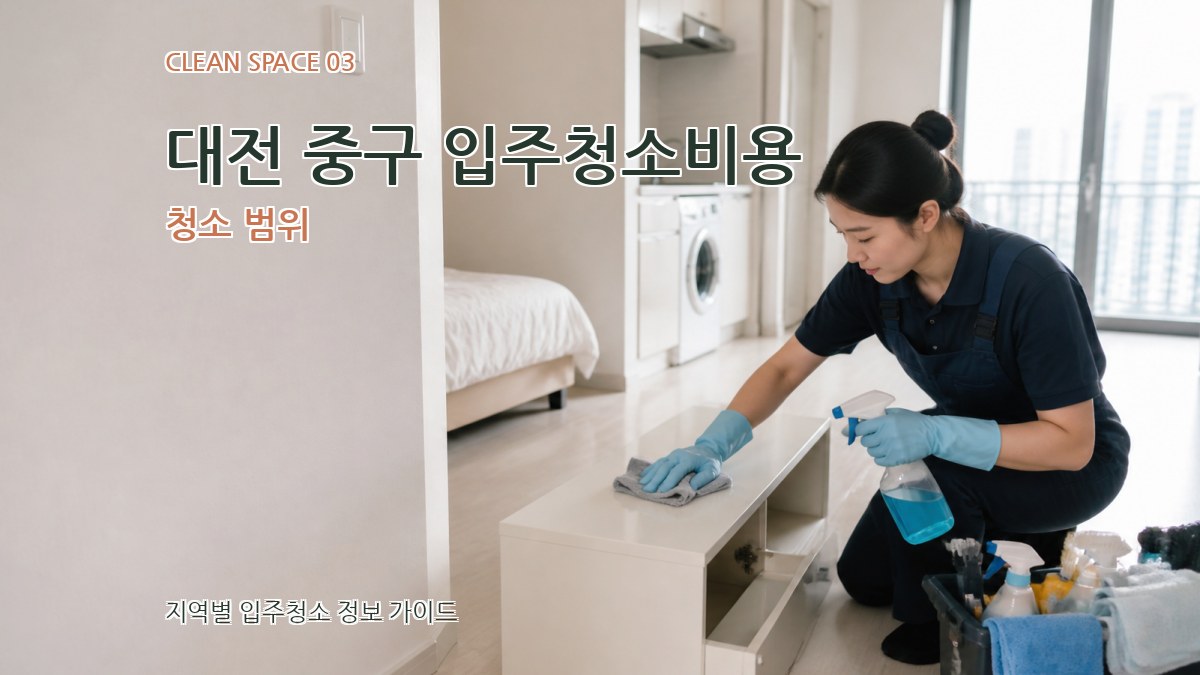 대전 중구 입주청소비용 청소 범위