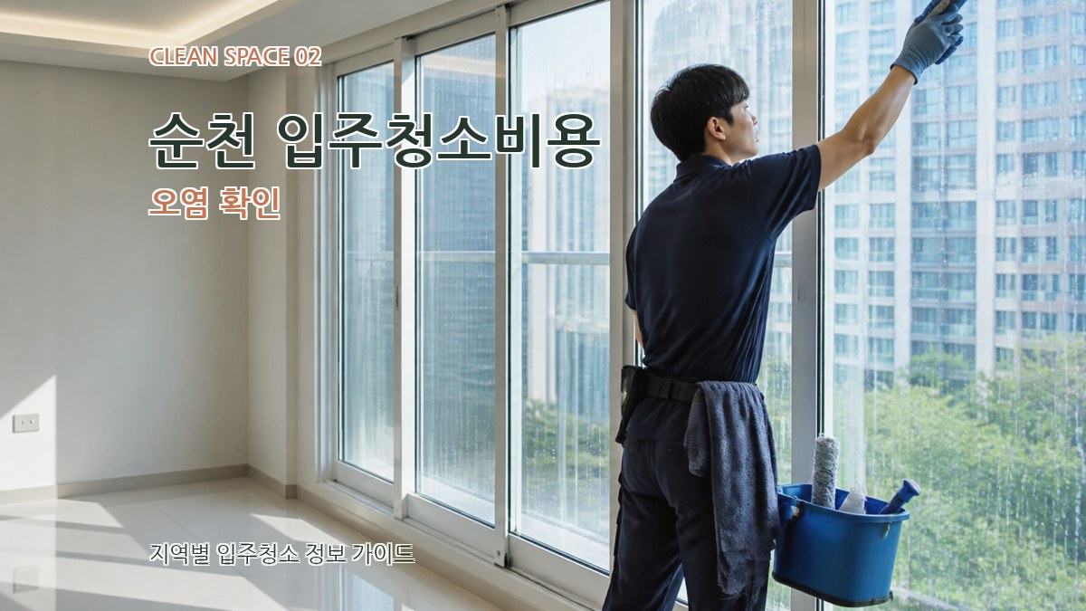 순천 입주청소비용 오염 확인