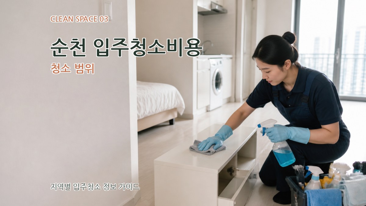 순천 입주청소비용 청소 범위