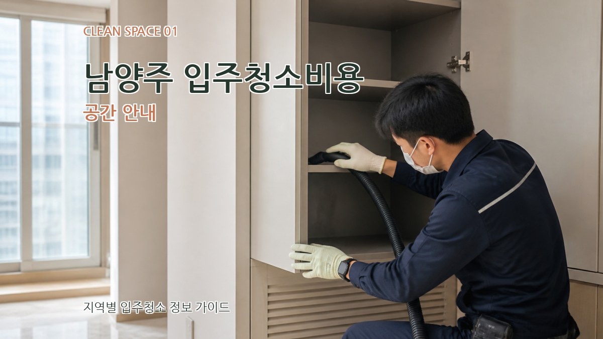 남양주 입주청소비용