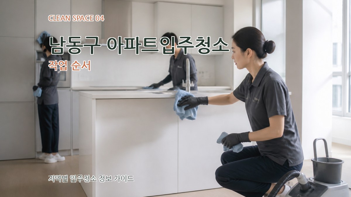 남동구 아파트입주청소 작업 순서