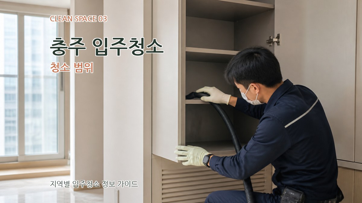 충주 입주청소 청소 범위