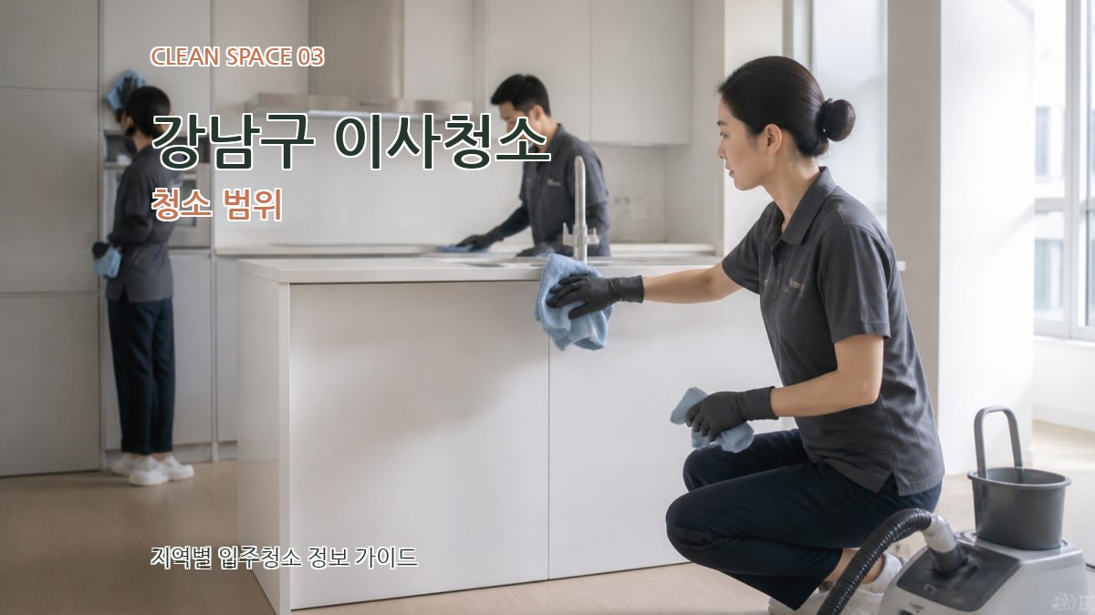 강남구 이사청소 청소 범위