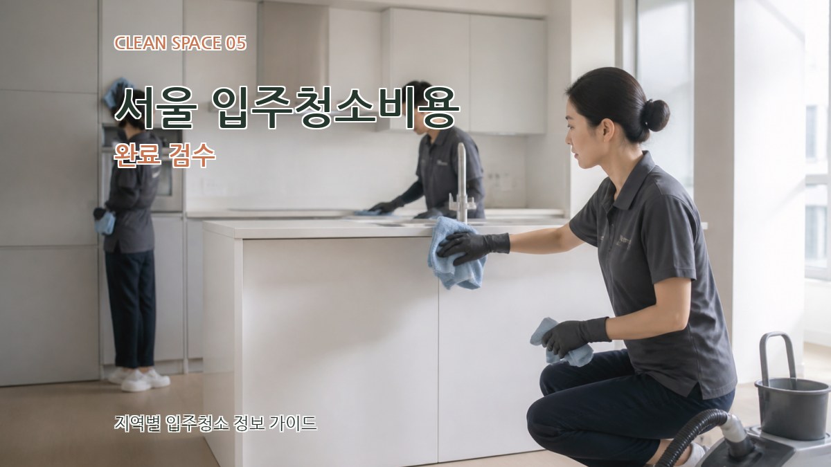 서울 입주청소비용 완료 검수
