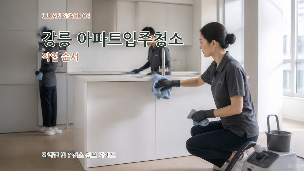 강릉 아파트입주청소 작업 순서