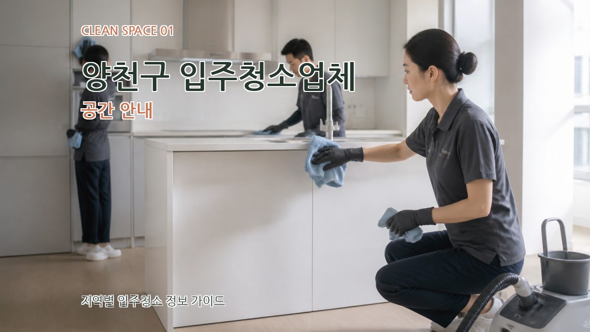 양천구 입주청소업체