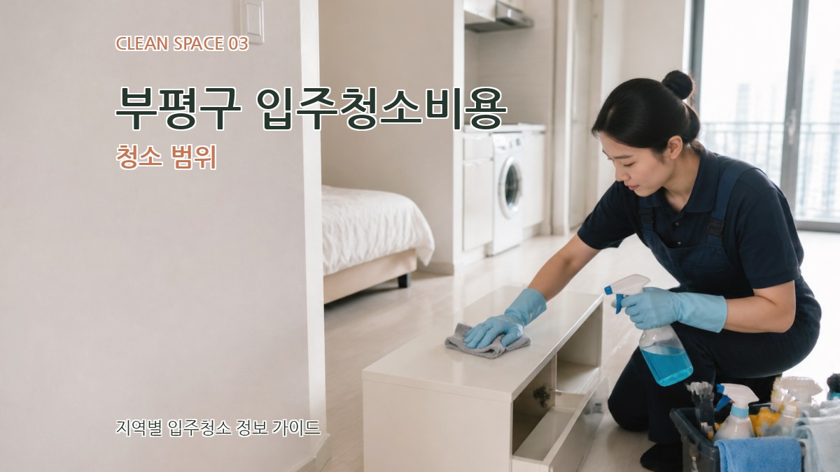 부평구 입주청소비용 청소 범위