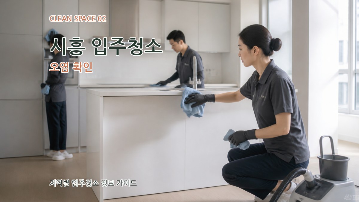 시흥 입주청소 오염 확인