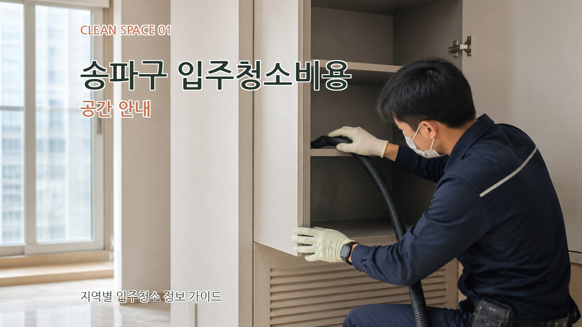 송파구 입주청소비용