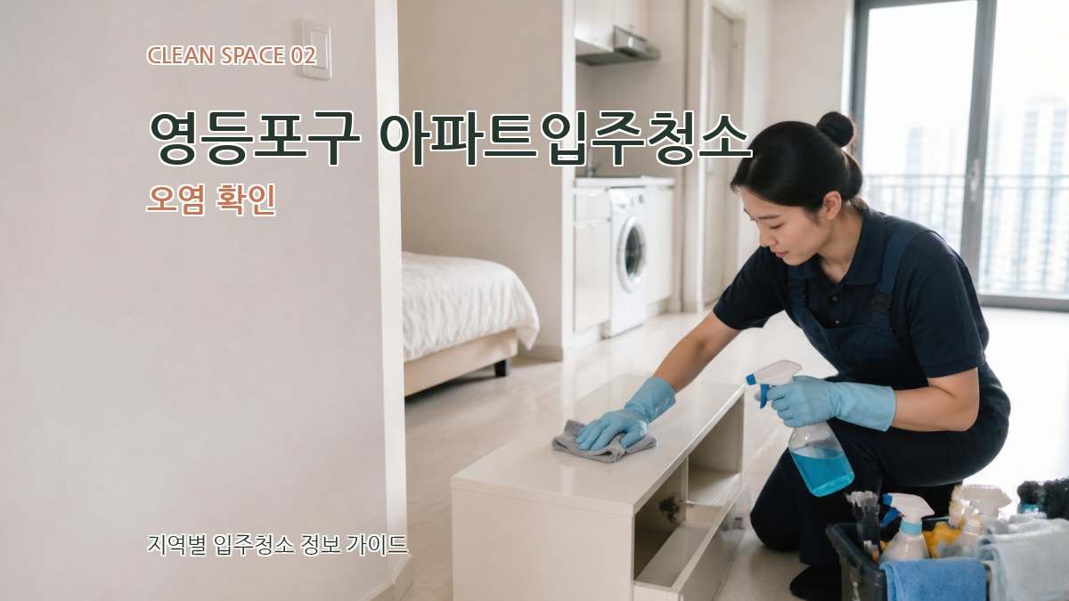 영등포구 아파트입주청소 오염 확인