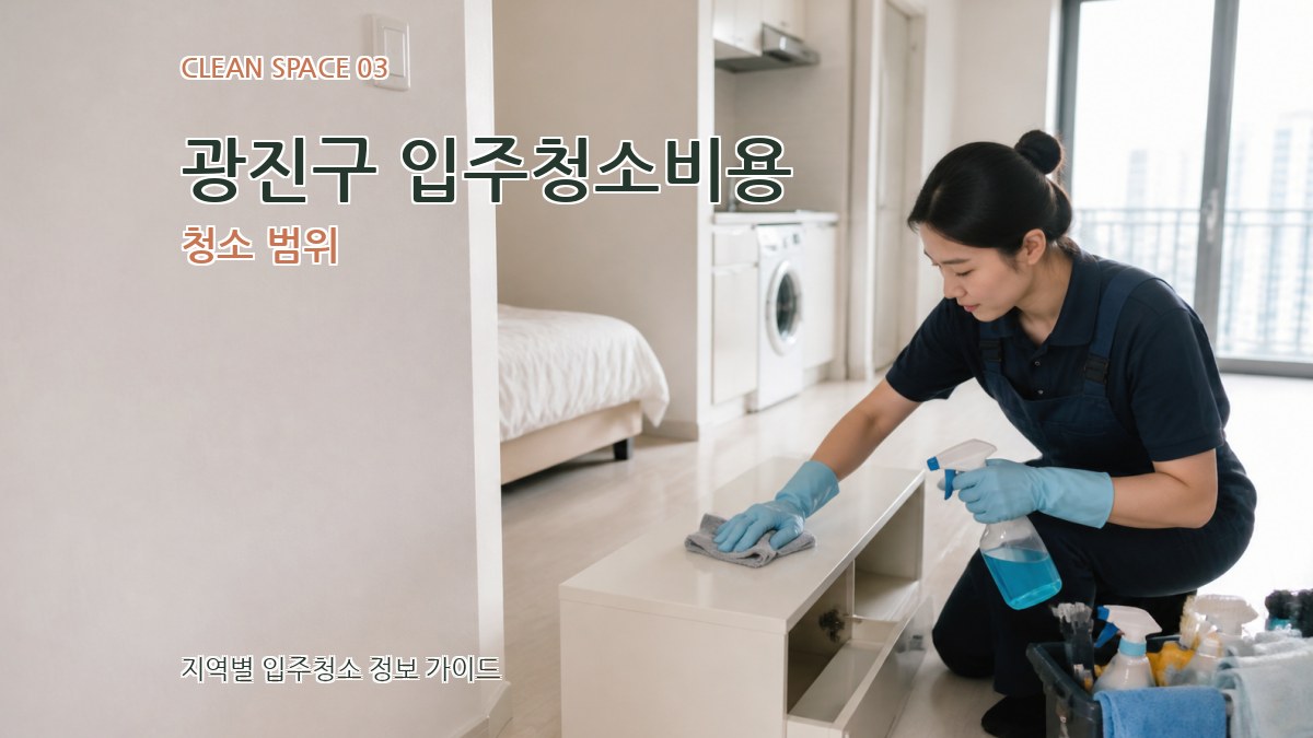 광진구 입주청소비용 청소 범위