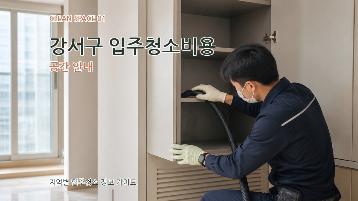 강서구 입주청소비용