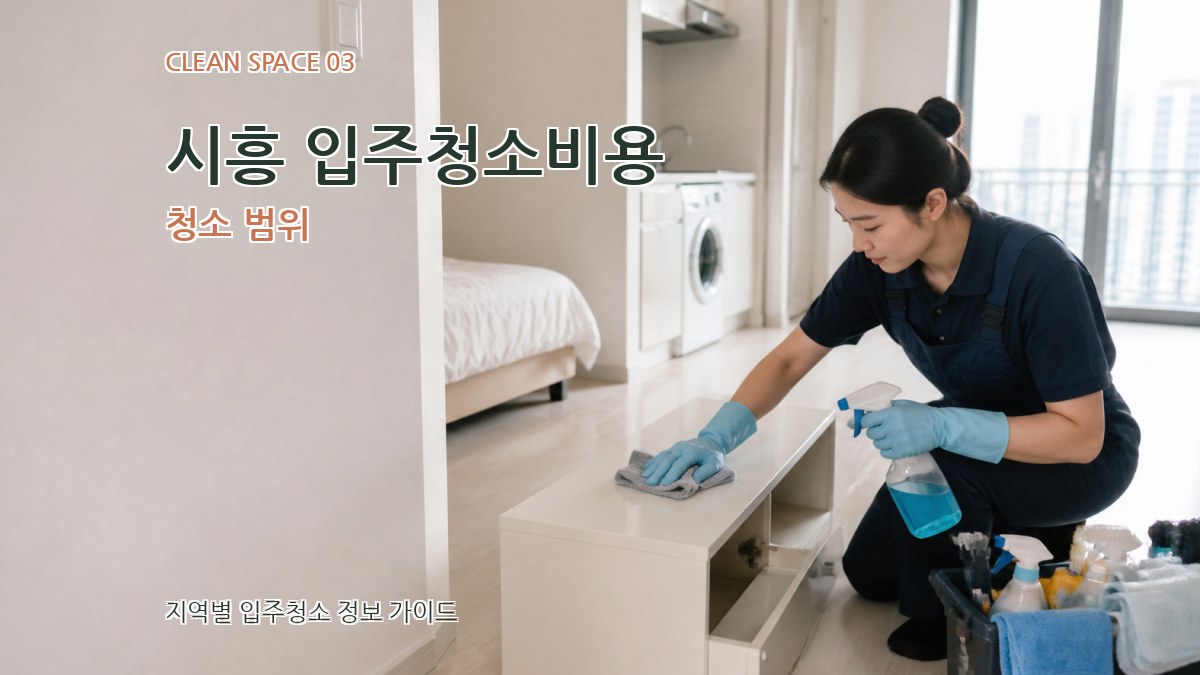 시흥 입주청소비용 청소 범위