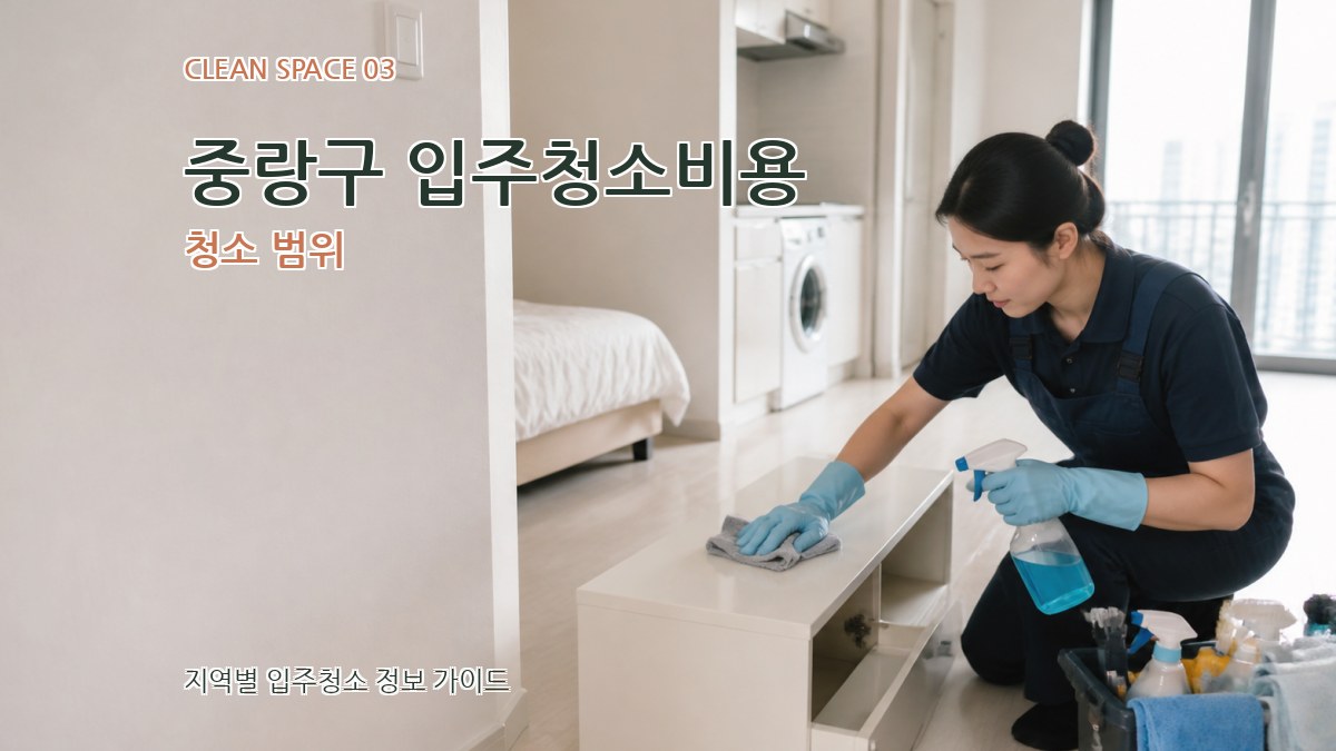 중랑구 입주청소비용 청소 범위