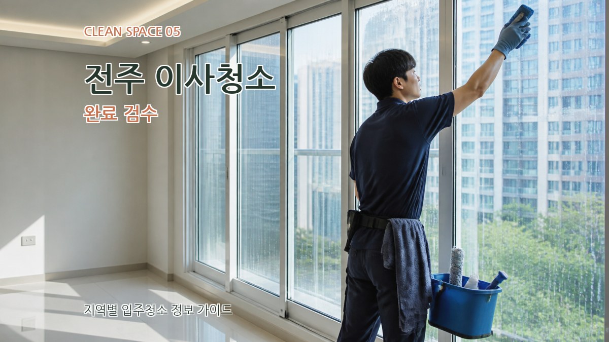 전주 이사청소 완료 검수