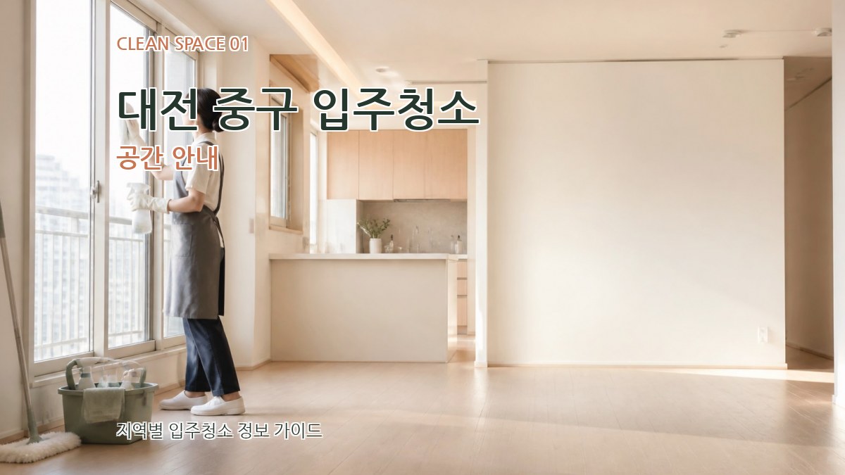 대전 중구 입주청소