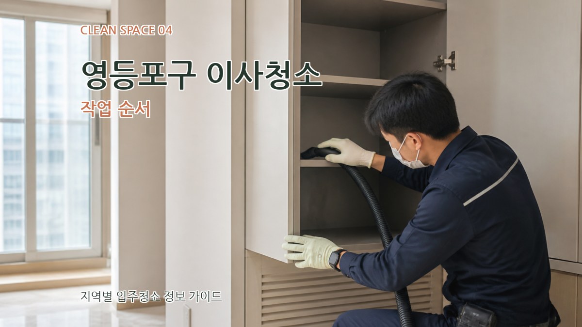 영등포구 이사청소 작업 순서