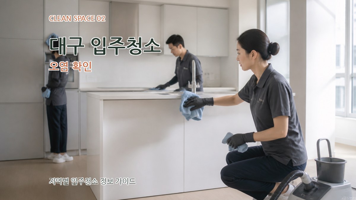 대구 입주청소 오염 확인