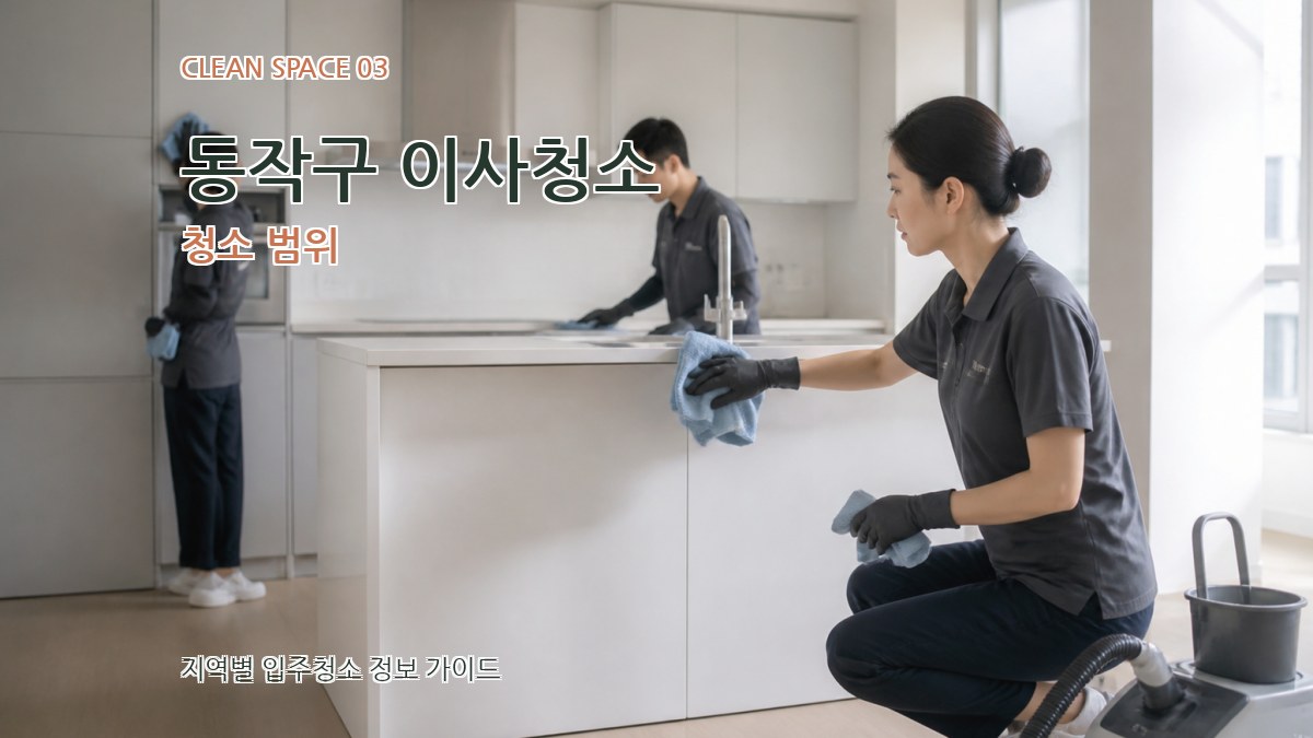 동작구 이사청소 청소 범위