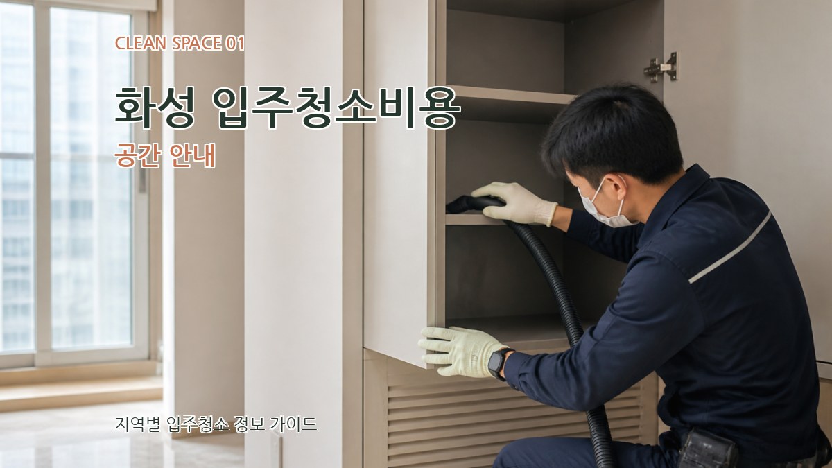 화성 입주청소비용