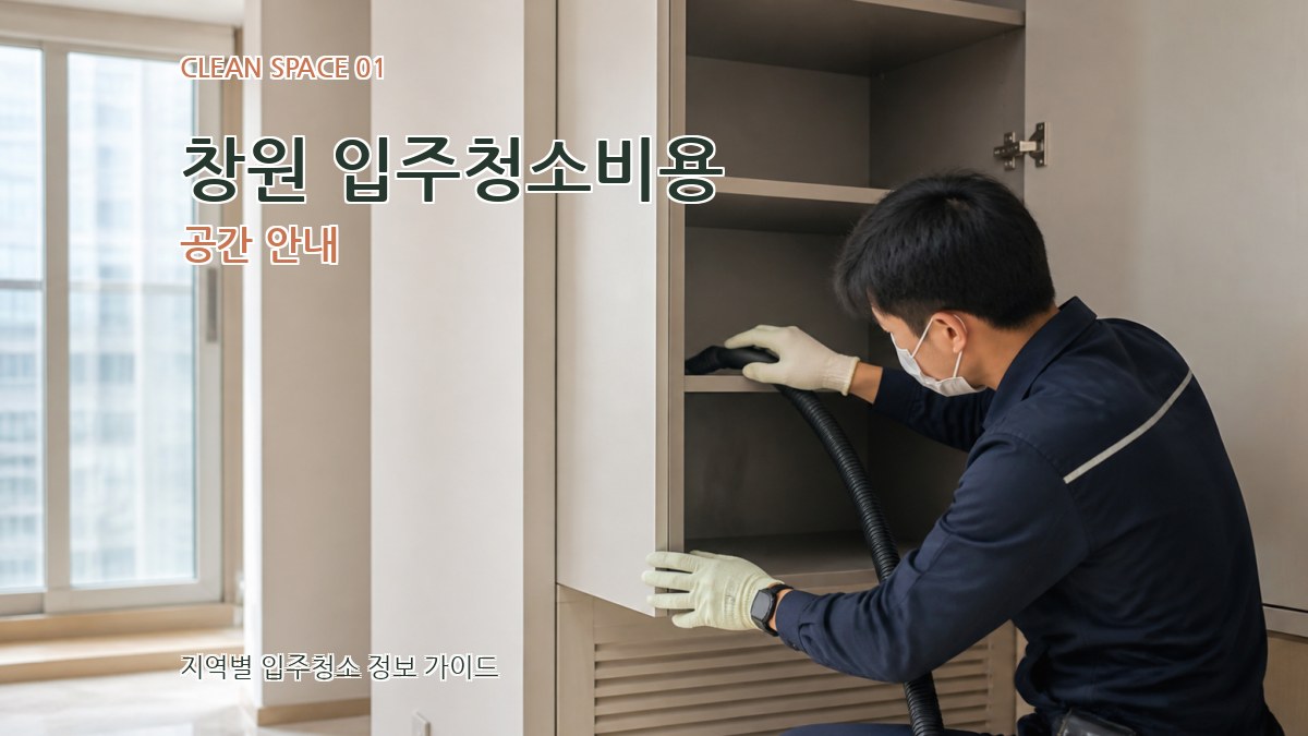 창원 입주청소비용