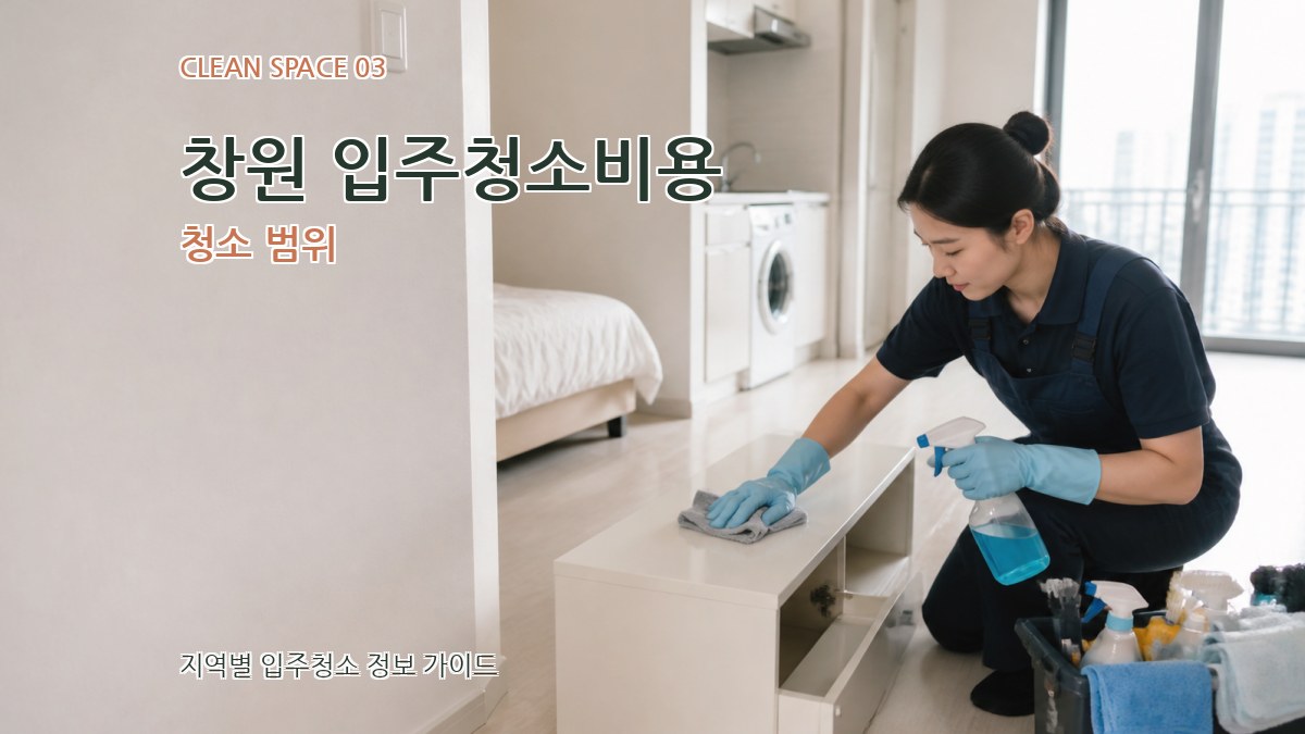 창원 입주청소비용 청소 범위