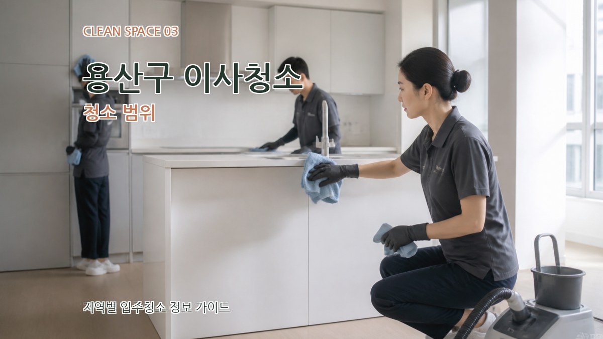 용산구 이사청소 청소 범위