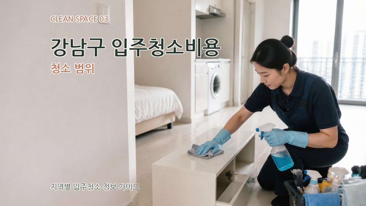 강남구 입주청소비용 청소 범위