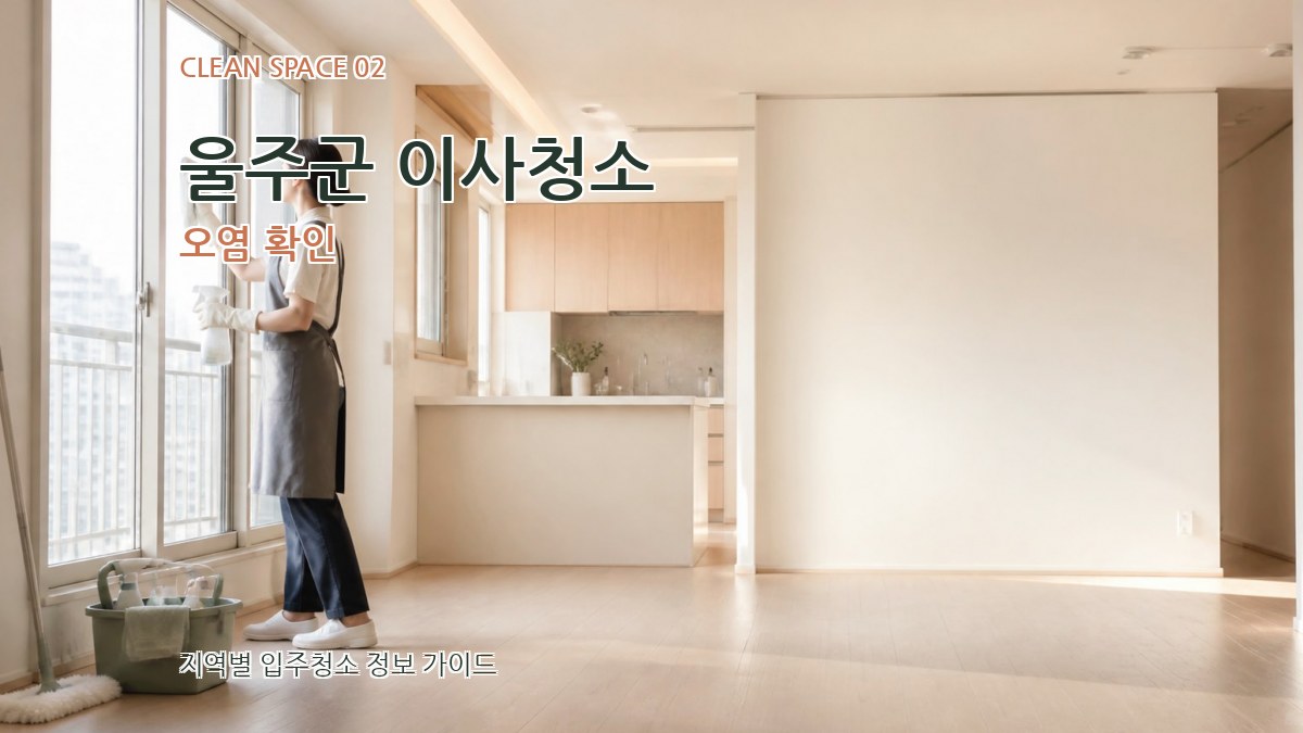 울주군 이사청소 오염 확인