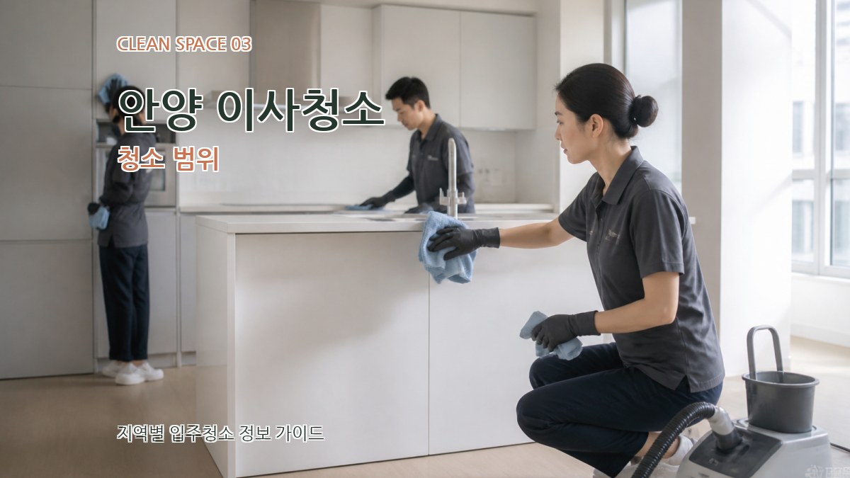 안양 이사청소 청소 범위